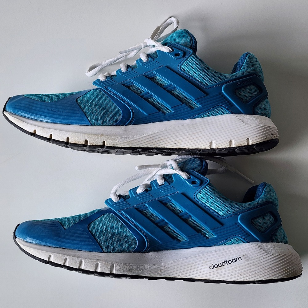Adidas Duramo Running Shoes Womens 9 Cloudfoam Athletic Sneakers Turquoise Shoes - Picture 7 of 16